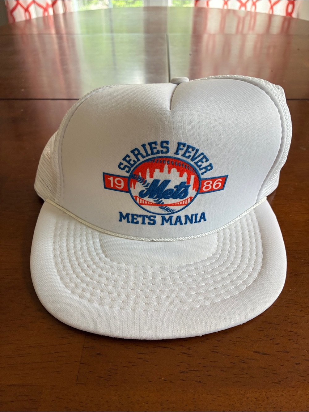 RARE Vintage New York Mets 1986 Mets Mania SnapBack hat.